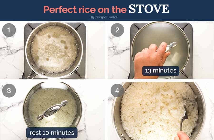 如何在炉子上完美地煮米饭(不要漂洗!)GydF4y2Ba